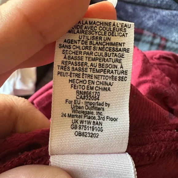 We The Free People Slim Ankle Corduroy Overalls. Could fit size 24-27! - Picture 9 of 10